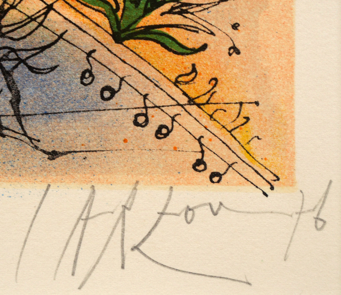 ジャン・カルズー(Jean CARZOU)「ファンタジー（マンドリン奏者