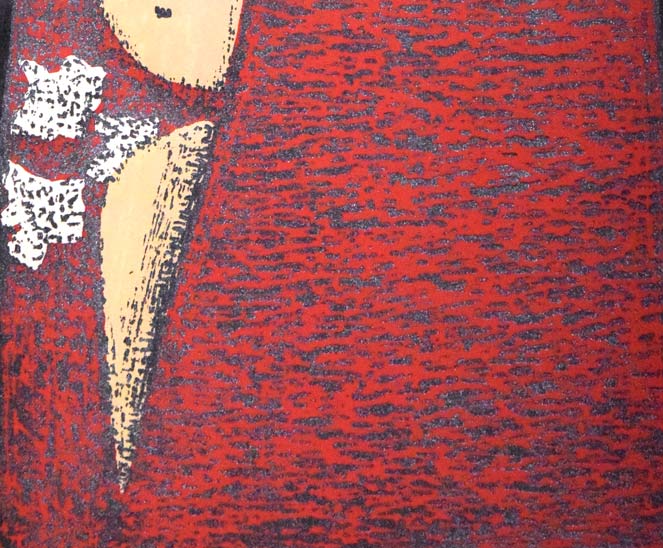 河野薫「夢（代表作品）」木版画 絵画買取・販売の小竹美術