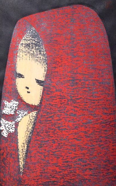 河野薫「夢（代表作品）」木版画 絵画買取・販売の小竹美術