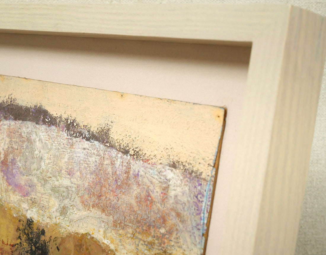 菊地又男「抽象作品」油絵・8号 絵画買取・販売の小竹美術