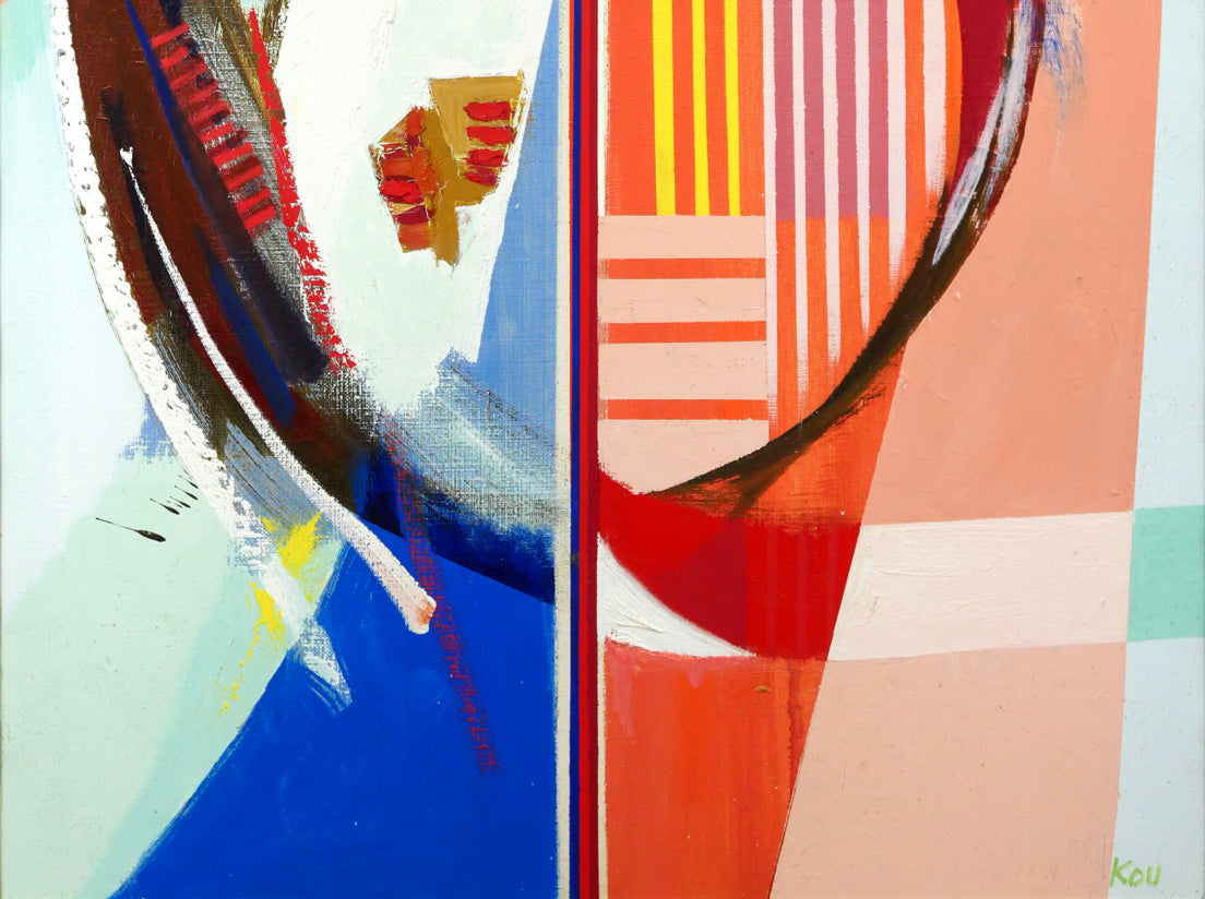 小林孔「サーキット」油絵・F20号 絵画買取・販売の小竹美術