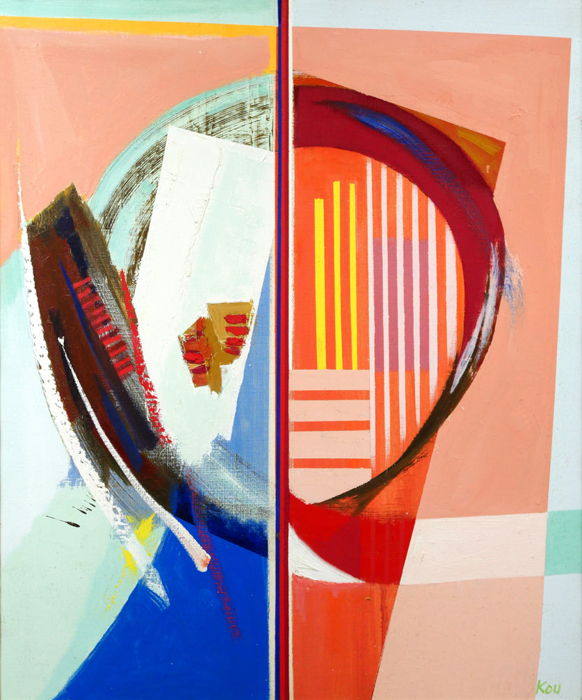 小林孔「サーキット」油絵・F20号 絵画買取・販売の小竹美術