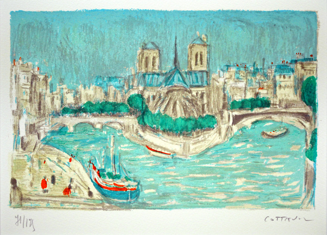 アンドレ コタボ（COTTAVOZ）「ノートルダム大聖堂（パリ