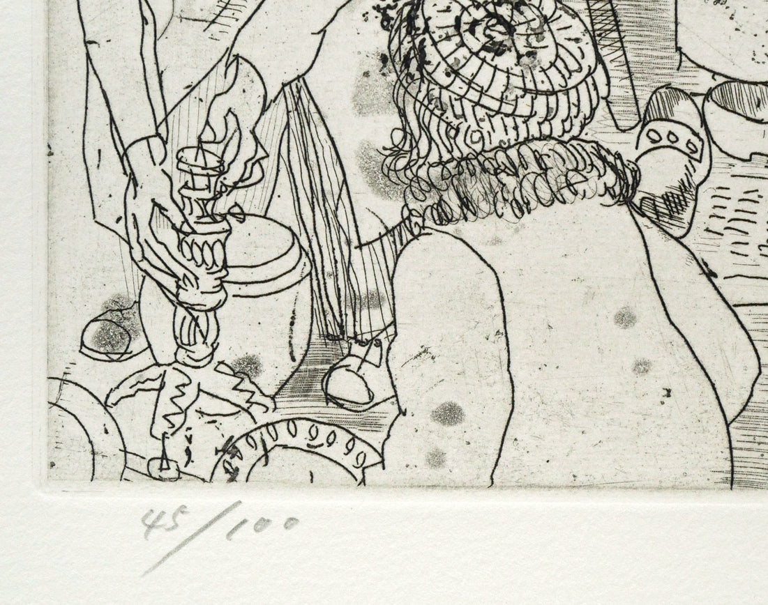 増田誠「エッチング1」銅版画 絵画買取・販売の小竹美術