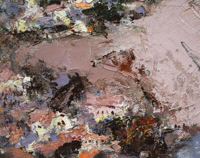 的場信治「トレド（スペイン）」油絵・F6号 絵画買取・販売の小竹美術