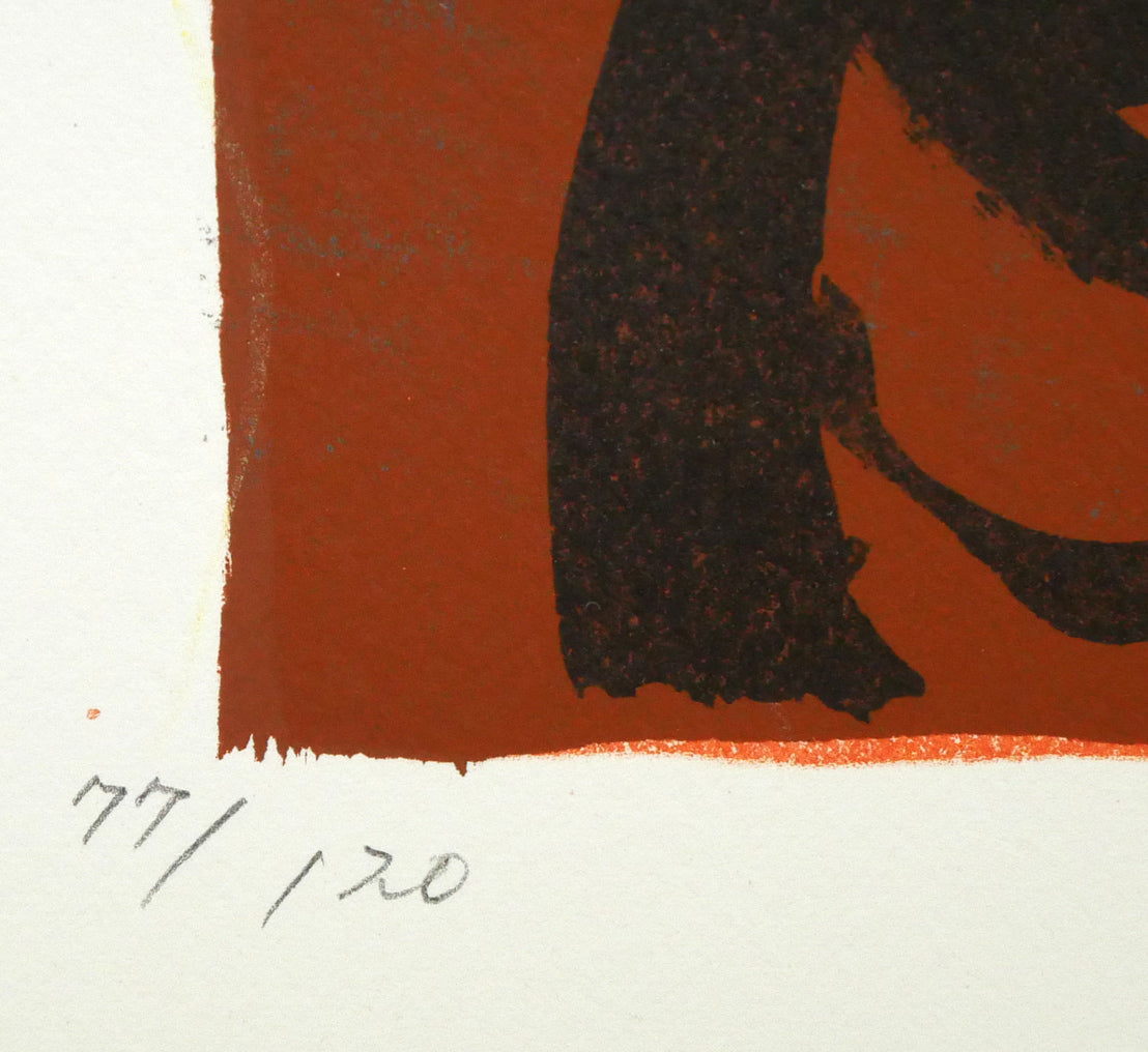 三岸節子「茶の花」リトグラフ 絵画買取・販売の小竹美術