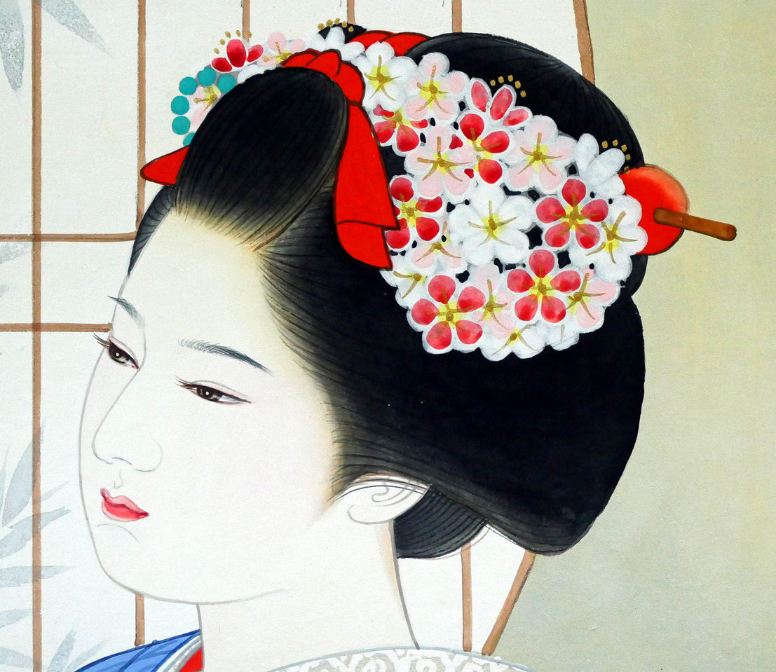 宮下柚葵「折づる」日本画・F10号 絵画買取・販売の小竹美術