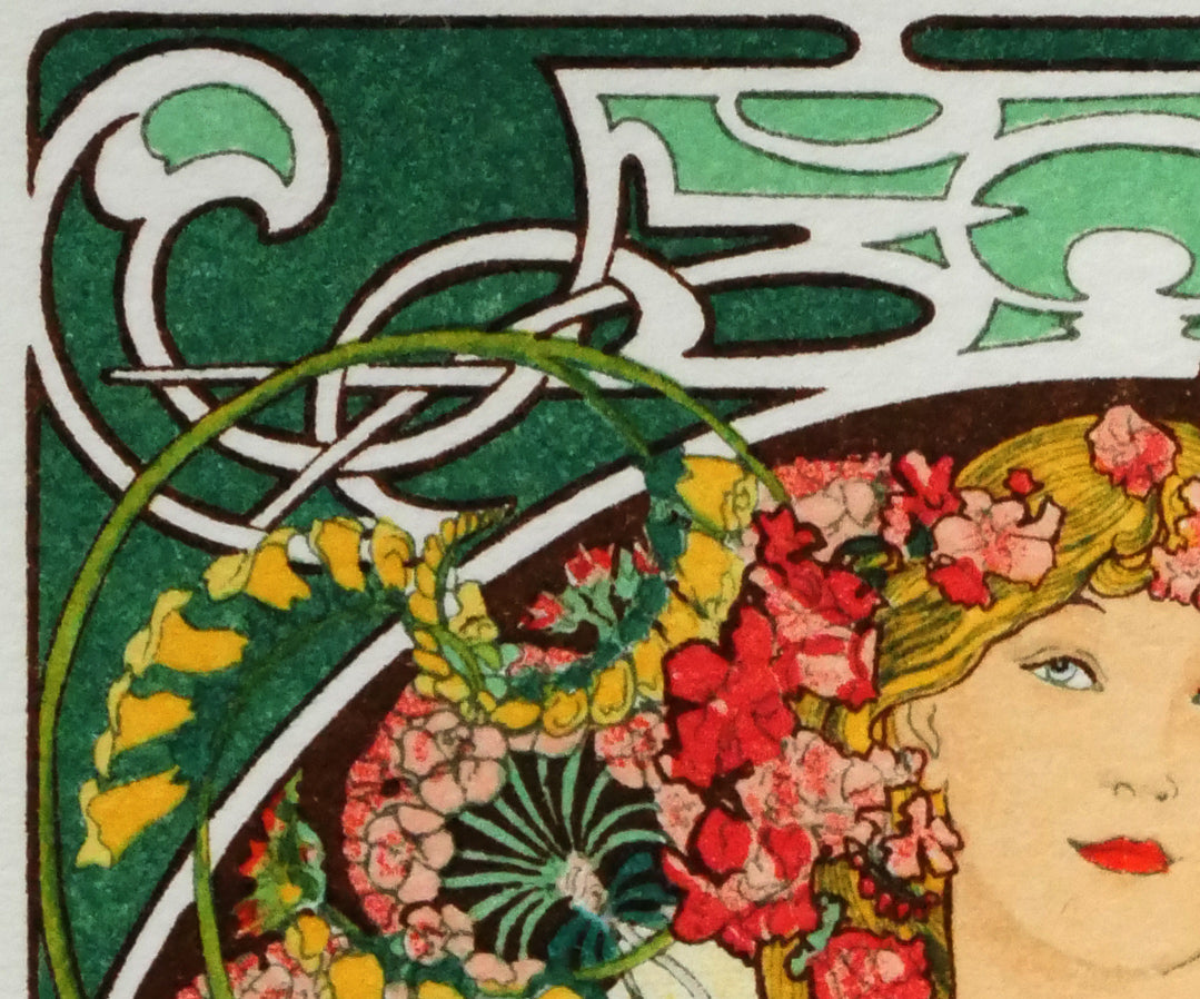 アルフォンス ミュシャ(Alphonse MUCHA)「夢想」リトグラフ 絵画買取