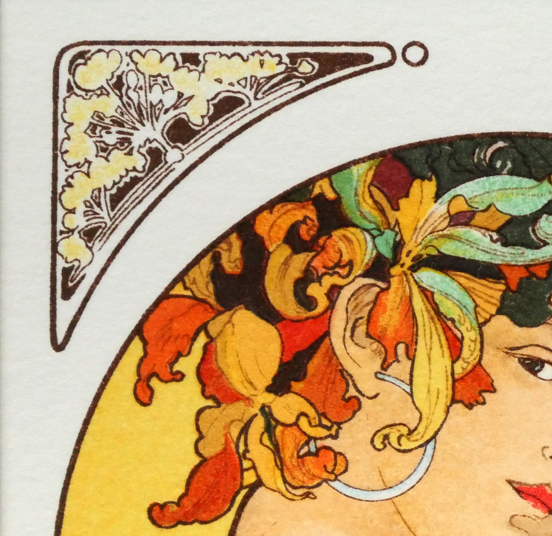 アルフォンス ミュシャ(Alphonse MUCHA)「果物」リトグラフ 絵画買取