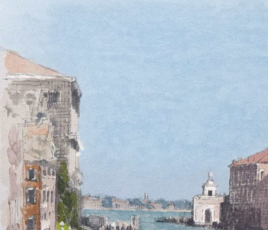 中村清治「ヴェネツィア風景」リトグラフ 絵画買取・販売の小竹美術