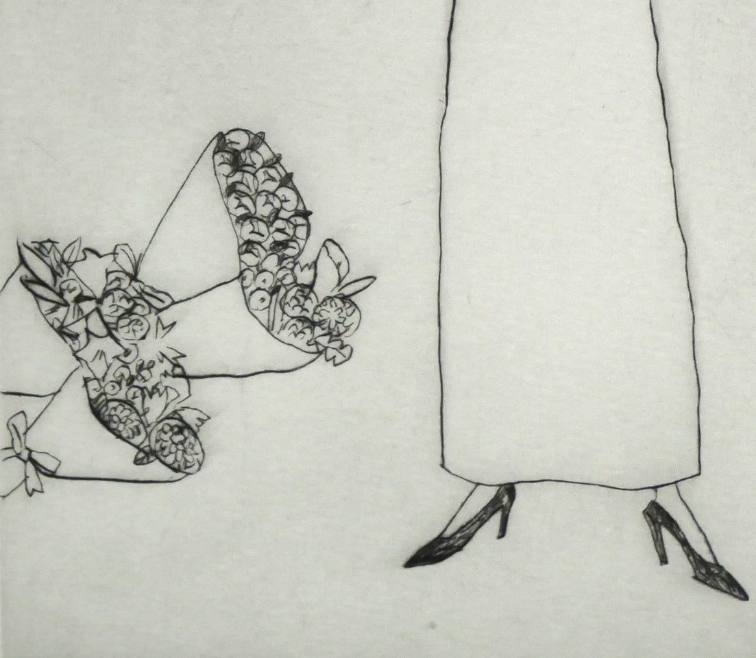 大橋歩「アンコールの軽やかな音色」銅版画 絵画買取・販売の小竹美術