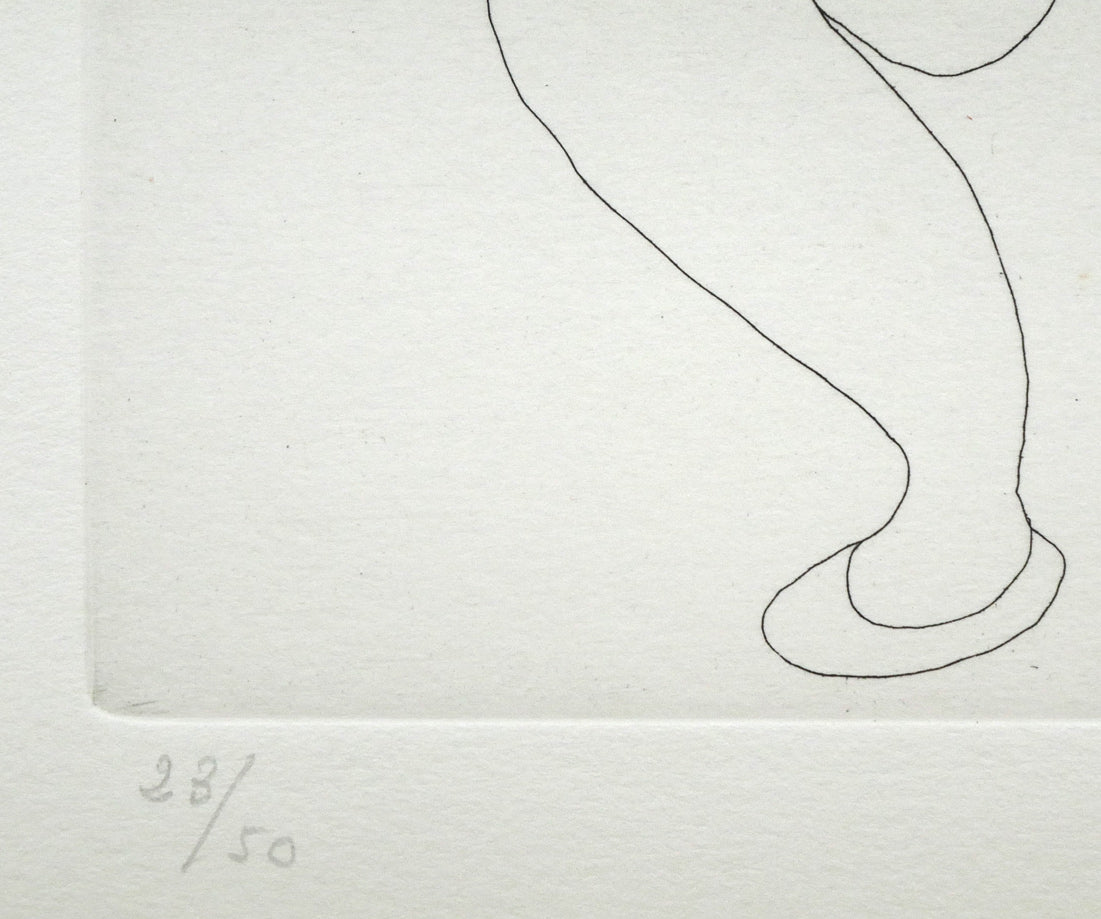 パブロ ピカソ（Pablo PICASSO）「156シリーズ No.43（画家とモデル