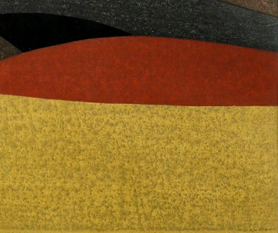 斎藤清「霊峰（17）秋（A）」木版画 絵画買取・販売の小竹美術