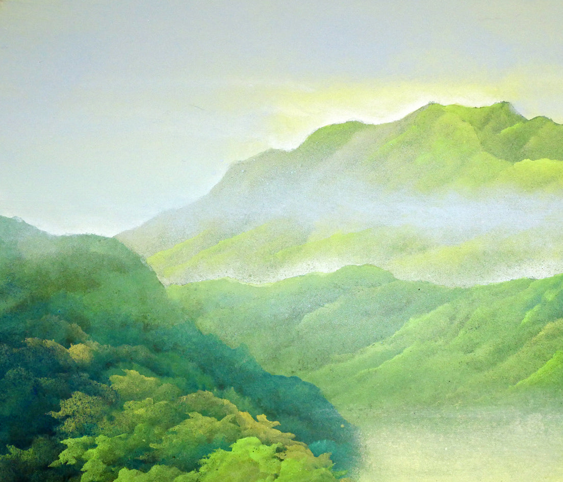 佐倉功起「望春」日本画・P10号 絵画買取・販売の小竹美術