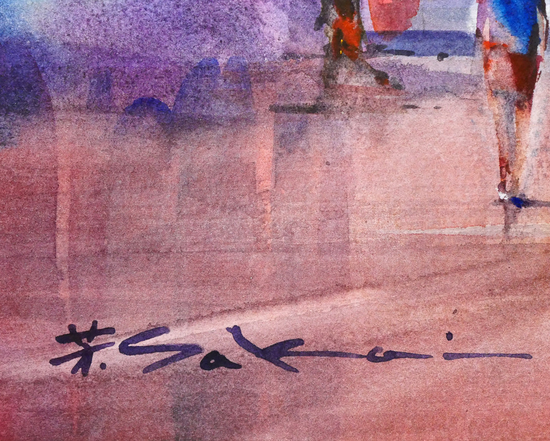 酒井芳元「北海道庁」水彩画・10号 絵画買取・販売の小竹美術