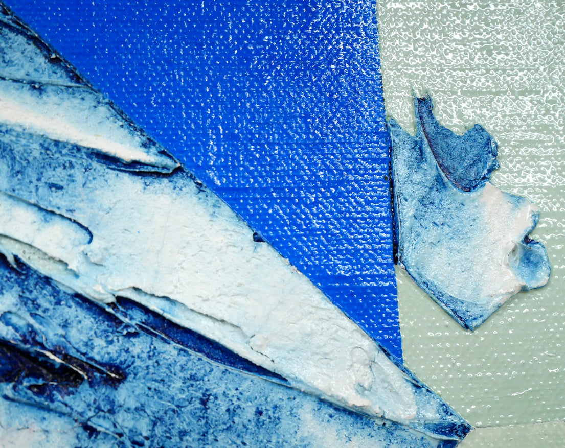 菅原弘記「シリーズ浮遊〈愛－1〉」油絵・F4号 絵画買取・販売の小竹美術