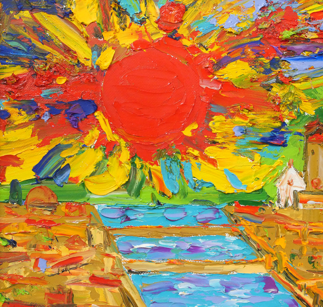 鈴木マサハル「FIRENZE（イタリア・フィレンツェ）」油絵・F10号 絵画