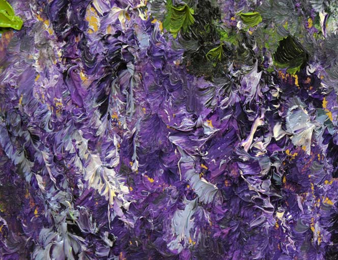 高橋哲夫「ライラック」油絵・F6号 絵画買取・販売の小竹美術