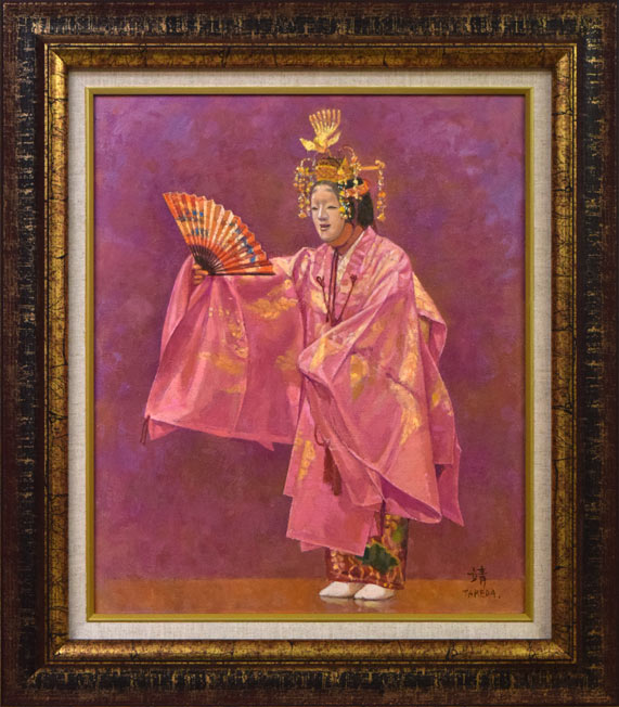 ◇油彩画 【小坂健三】『古城（ハイデンベルグ）』 F4号 元太平洋美術