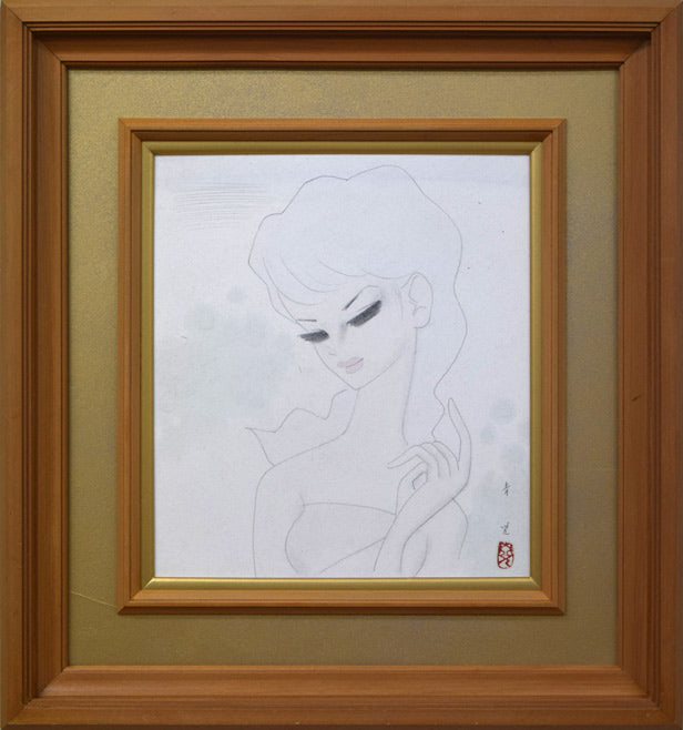 東郷青児「四重奏」リトグラフ 絵画買取・販売の小竹美術