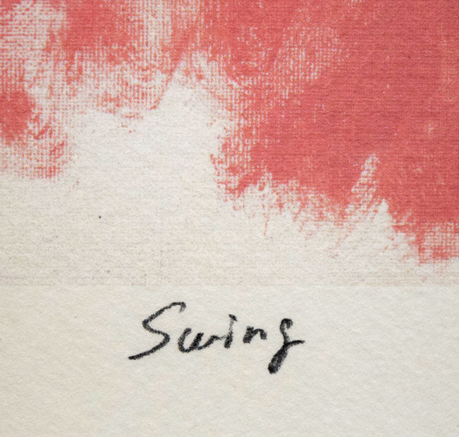 津田耕「Swing」ジグレー版画 絵画買取・販売の小竹美術