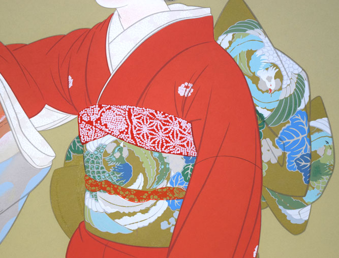 上村松園「序の舞」版画 絵画買取・販売の小竹美術