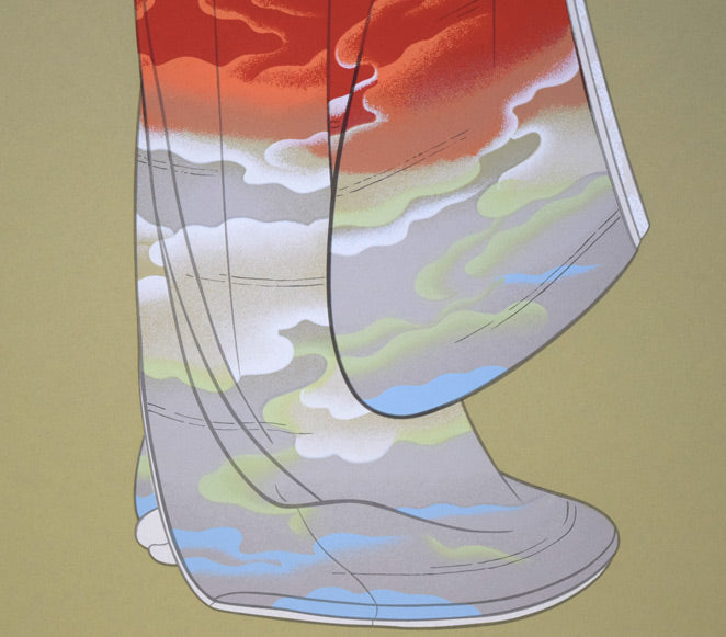 上村松園「序の舞」版画 絵画買取・販売の小竹美術