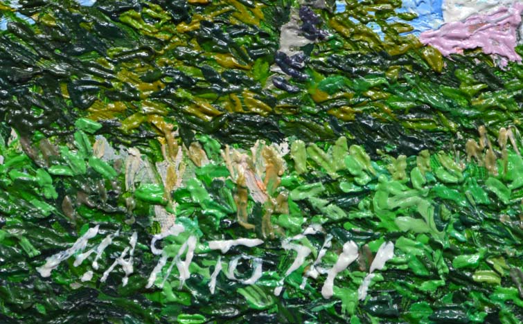 渡辺正敏「函館ハリストス正教会」油絵・F6号 絵画買取・販売の小竹美術