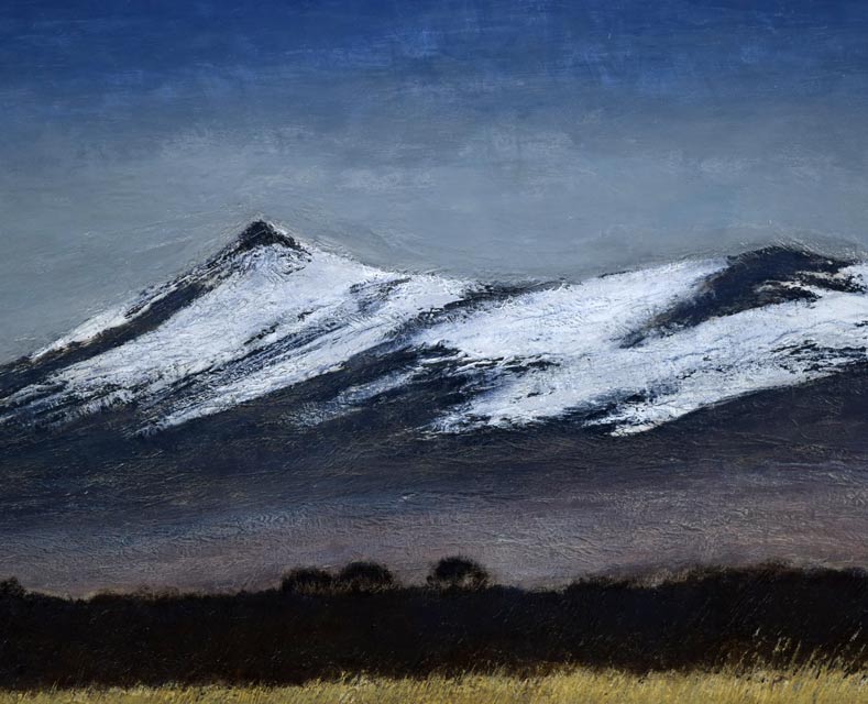 相原求一朗「駒ヶ岳初秋（北海道）」油絵・P10号 絵画買取・販売の小竹美術