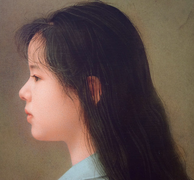 藤井勉「春のいざない」油絵・F6号 絵画買取・販売の小竹美術