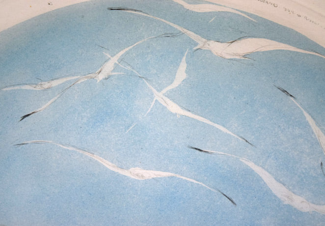 ルイ イカール(Louis Icart)「カモメ」銅版画（エッチング） 絵画買取