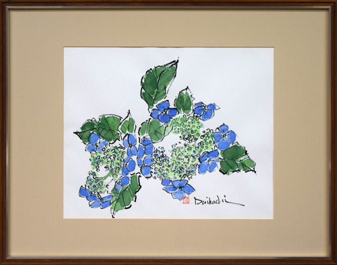 糸大八「窓辺の花」油絵・F8号 絵画買取・販売の小竹美術