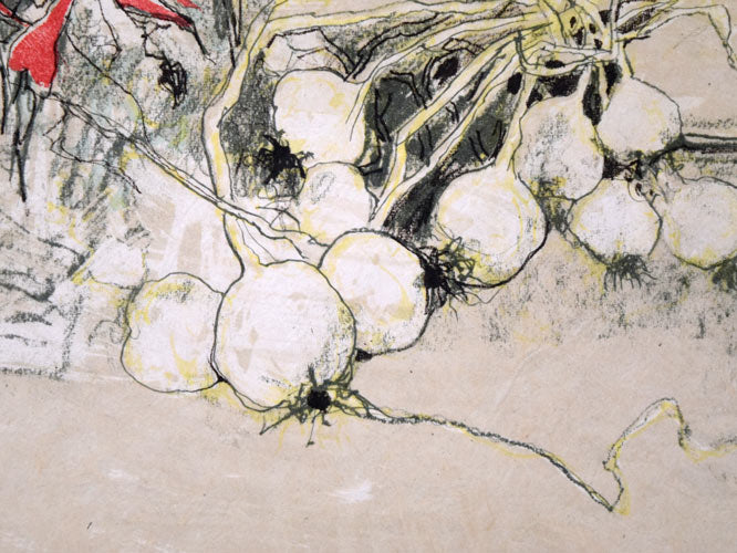 ジャン・ジャンセン(Jean Jansem)「ローマ秤のある静物」リトグラフ