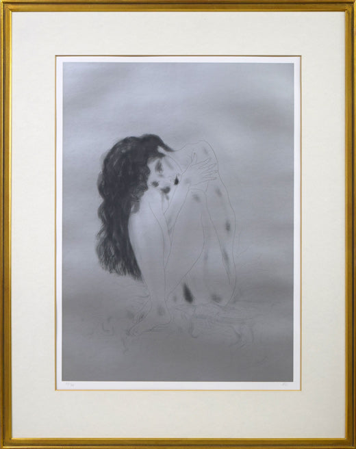 加山又造「飛翔」木版画 絵画買取・販売の小竹美術