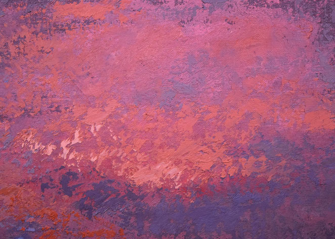 木村訓丈「夕立ちの後」油絵・F8号 絵画買取・販売の小竹美術