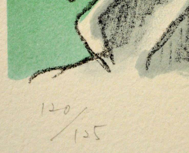 小松崎邦雄「西洋人形」リトグラフ 絵画買取・販売の小竹美術