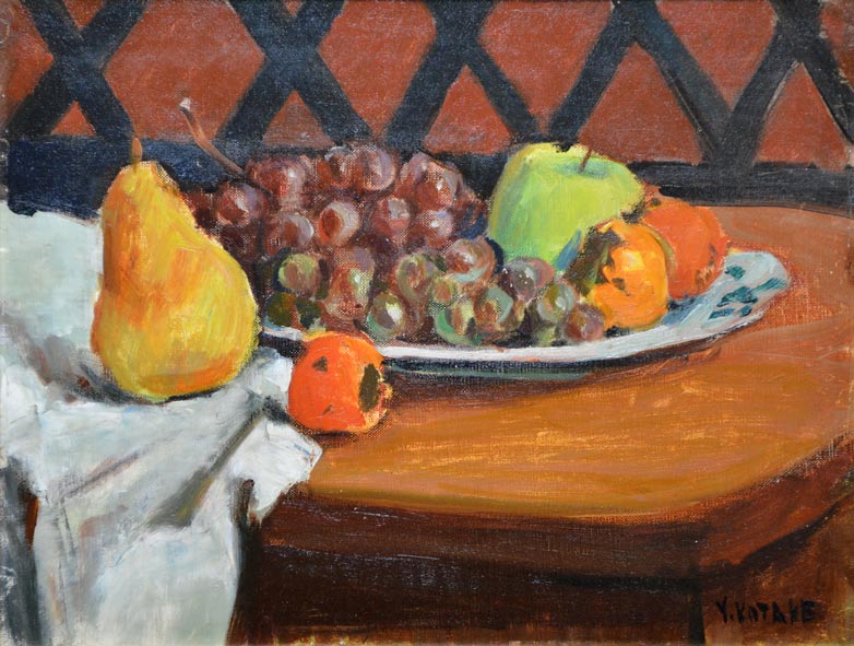 小竹義夫「静物画」油絵・F6号 絵画買取・販売の小竹美術