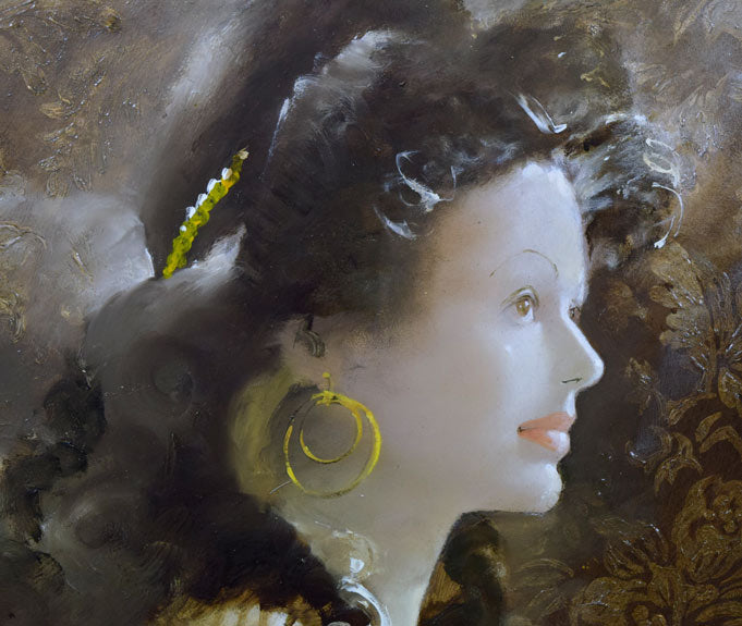 宮永岳彦「雅」油絵・F10号 絵画買取・販売の小竹美術