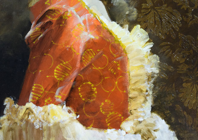 宮永岳彦「雅」油絵・F10号 絵画買取・販売の小竹美術