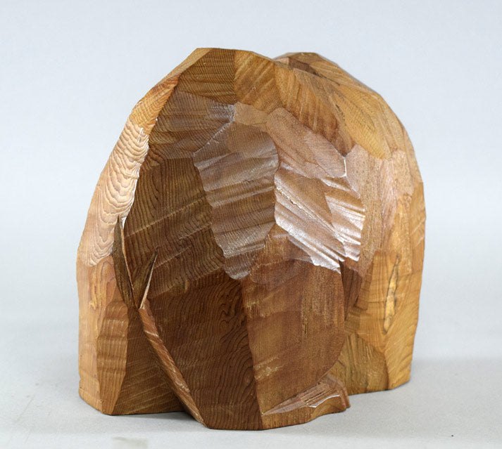 引間二郎（木歩）「八雲熊」木彫 絵画買取・販売の小竹美術