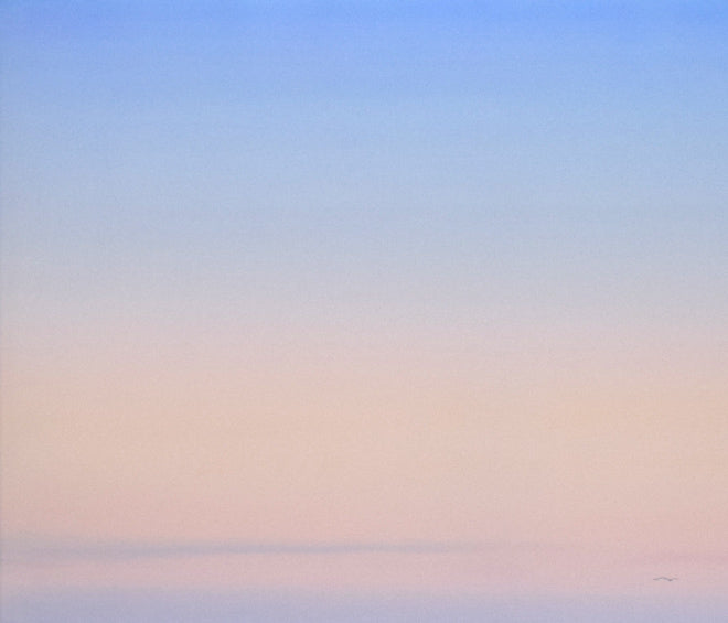 森田哲隆「利尻岳」油絵・F50号 絵画買取・販売の小竹美術