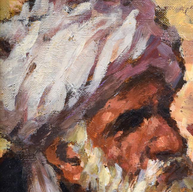 バザールの老人 絵画買取・販売の小竹美術