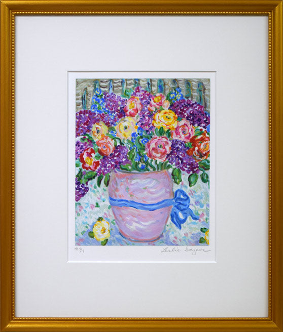 レスリー セイヤー（Leslie SAYOUR）「フレグラントブーケ」シルク