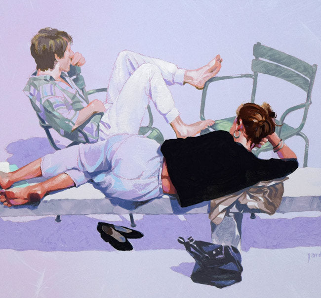 笹倉鉄平「OFF（オフ）」シルクスクリーン版画 絵画買取・販売の小竹美術