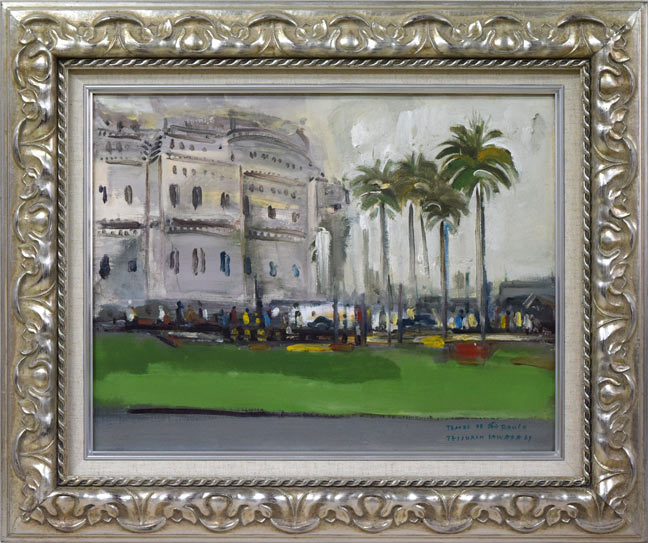 沢田哲郎「WHITE NIGHT」シルクスクリーン版画 絵画買取・販売の小竹美術