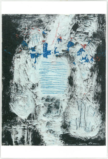 砂澤ビッキ「無題」油絵・F0号 絵画買取・販売の小竹美術