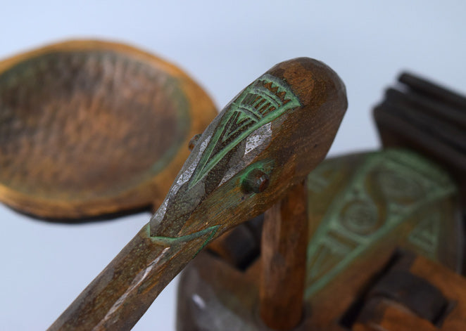 砂澤ビッキ「樹丹頂鶴」木彫作品 絵画買取・販売の小竹美術