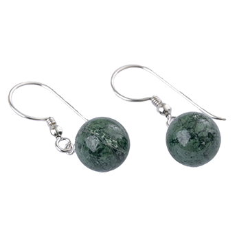 入コン沢・緑青色・艶美麗】（高品質緑青色ヒスイ）糸魚川天然翡翠勾玉