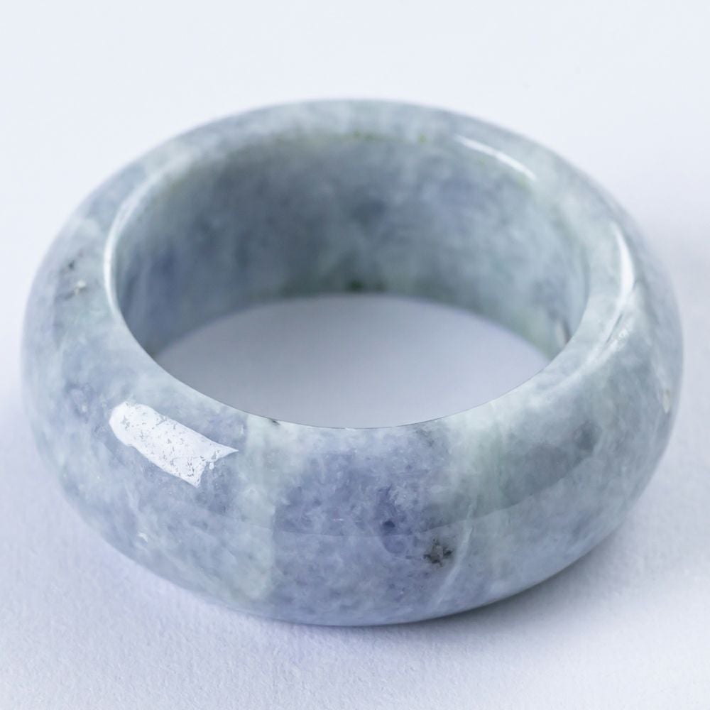 指輪／紫・ラベンダー色ヒスイ | 糸魚川翡翠工房こたき