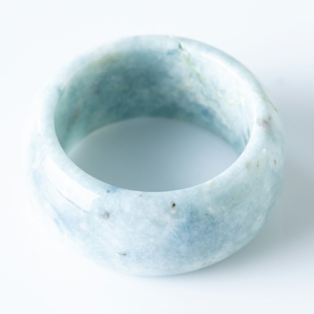 指輪／青色（入コン沢）ヒスイ | 糸魚川翡翠工房こたき